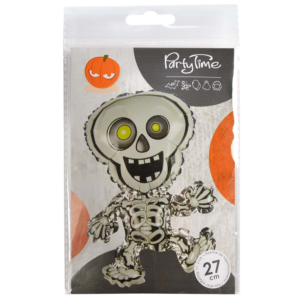 Halloweenowy balon foliowy figurka-szkieletor Halloween BLF8359 Arpex